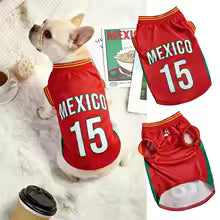 Dog Football Uniform Large Dog Jersey Basketball Clothing Puppy T-Shirts Summer Pet Cat ShirtsMesh Breathable Dog Sport Clothes