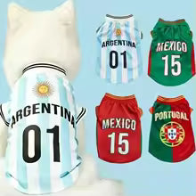 Dog Football Uniform Large Dog Jersey Basketball Clothing Puppy T-Shirts Summer Pet Cat ShirtsMesh Breathable Dog Sport Clothes